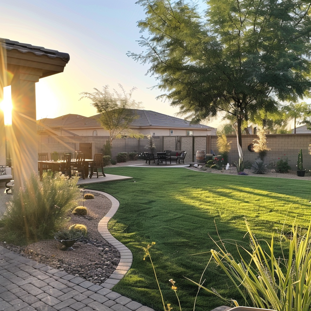 concrete patio